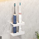 Aluminum Wall Mount Electric Toothbrush Holder for Bathroom, Shower, Toothbrush Hanger Brush Stand, Hanger Bathroom Organizer