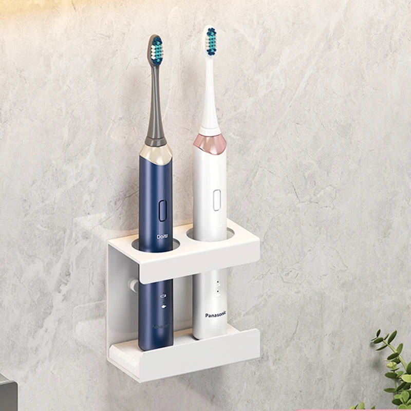 Aluminum Wall Mount Electric Toothbrush Holder for Bathroom, Shower, Toothbrush Hanger Brush Stand, Hanger Bathroom Organizer - vue 12 sur 15