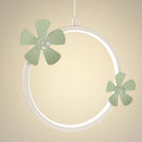 Modern petal-shaped pendant light for minimal nordic style