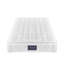 Spring mattress, 7 zones cold foam mattress, pocket spring, quilted microfiber cover topping, hardness H3, 25cm height