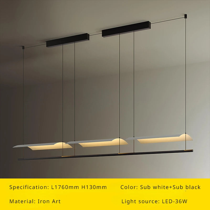 Modern minimalist designer chandelier for interior and decor - vue 11 sur 12