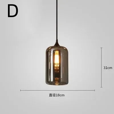 suspension à led en verre design pour décoration intérieure moderne - vue 9 sur 15