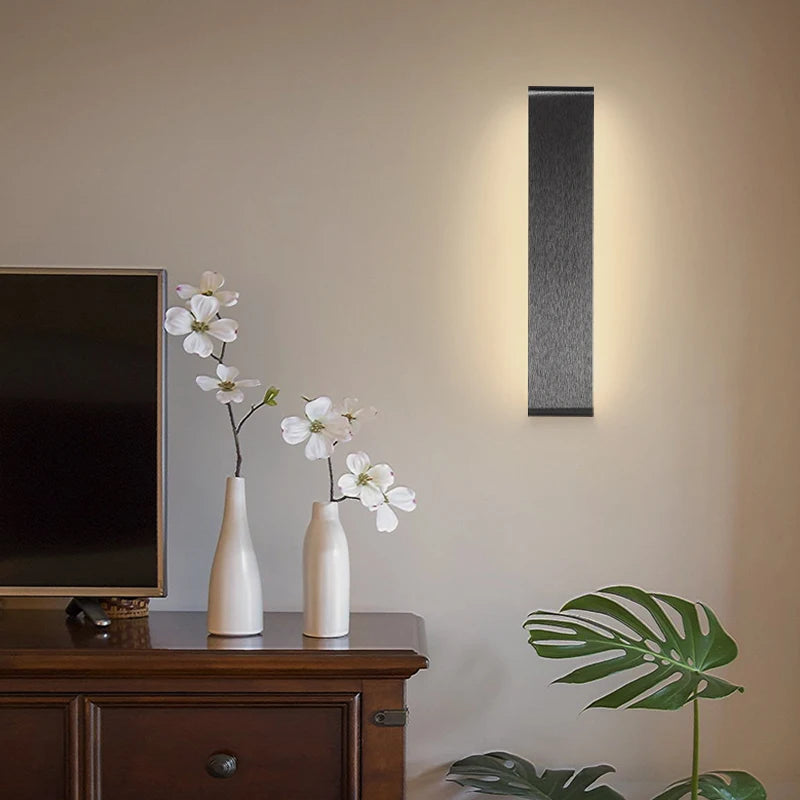 lampe de chevet led carrée en aluminium pour hôtel - vue 5 sur 14