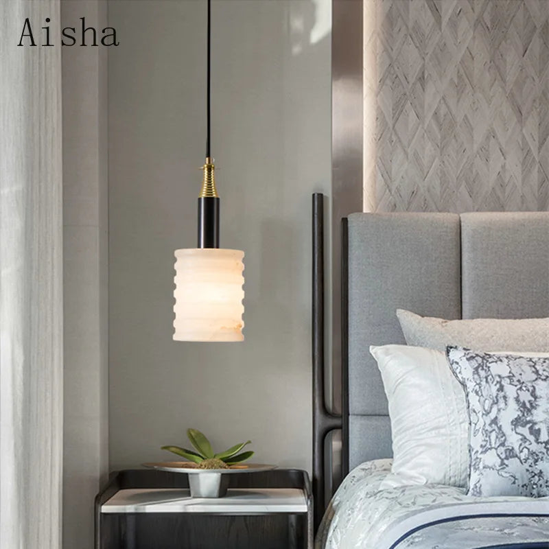 suspension en marbre design nordique pour intérieur élégant - vue 3 sur 8