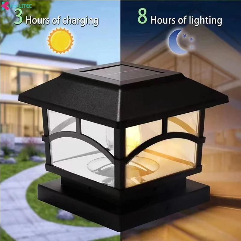 lampes solaires pour jardin décoration extérieure éclairage pratique - vue 3 sur 7