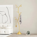 Floor Clothes Rack for Bedroom - Italian Style, Space Utilization Artifact, High-End Luxury Indoor Clothes Drying Rack