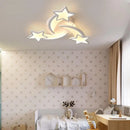 Étoile Led plafonniers acrylique lustres lampe pour enfants garçon et fille chambre salon salle à manger Design intérieur lumières