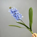Set of 2 realistic artificial hyacinth flowers for indoor decoration