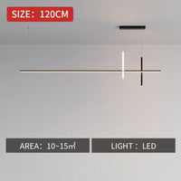 Lustre led simple et moderne pour salle à manger