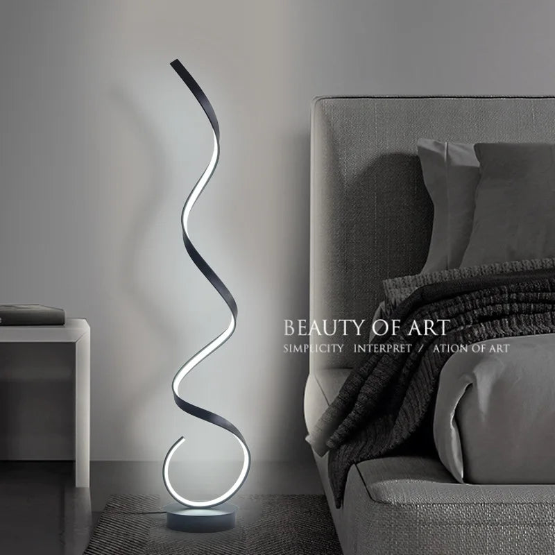 Lampadaire à bande LED moderne - vue 6 sur 8