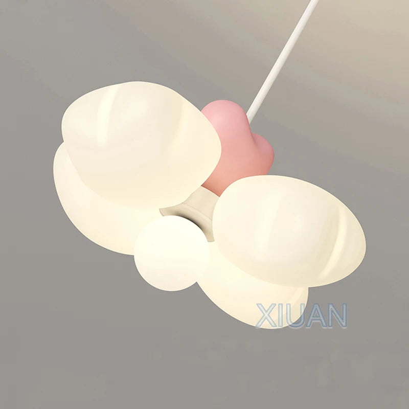 lustre romantique étoile colorée pour éclairage enfant - vue 6 sur 9