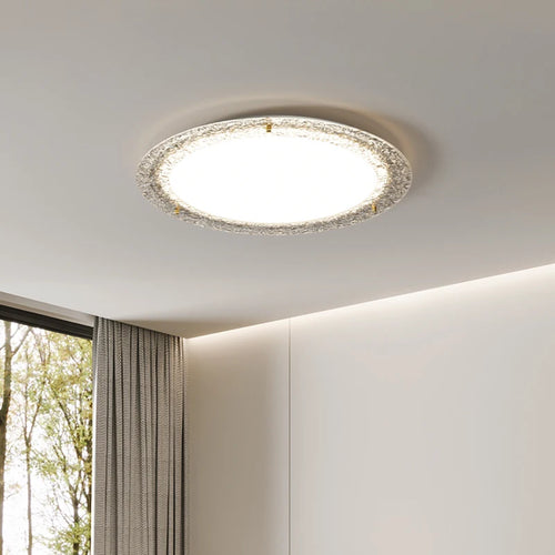plafonnier led en cristal moderne et luxueux pour intérieur