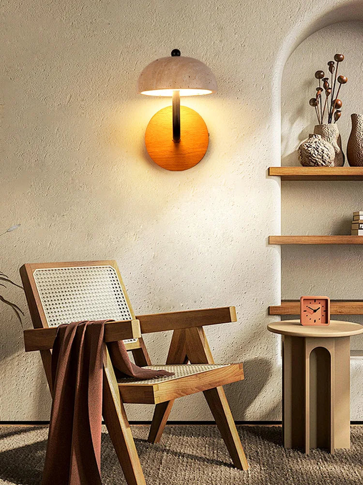 lampe de chevet simple applique murale à led ambiance naturelle - vue 4 sur 7