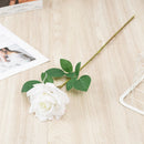 Realistic artificial rose branch for decoration and photography