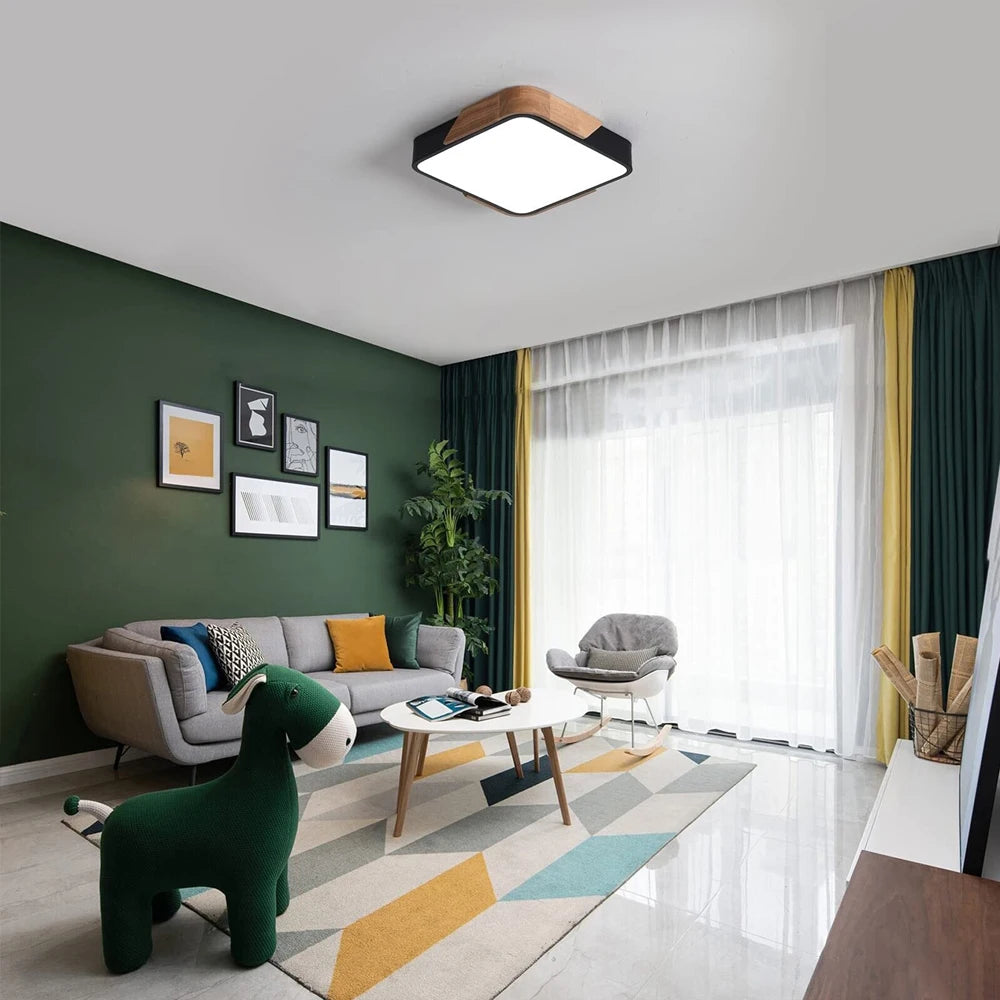 plafond moderne à leds pour décoration de maison - vue 5 sur 8