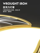 plafonnier led minimaliste moderne créatif romantique chaud
