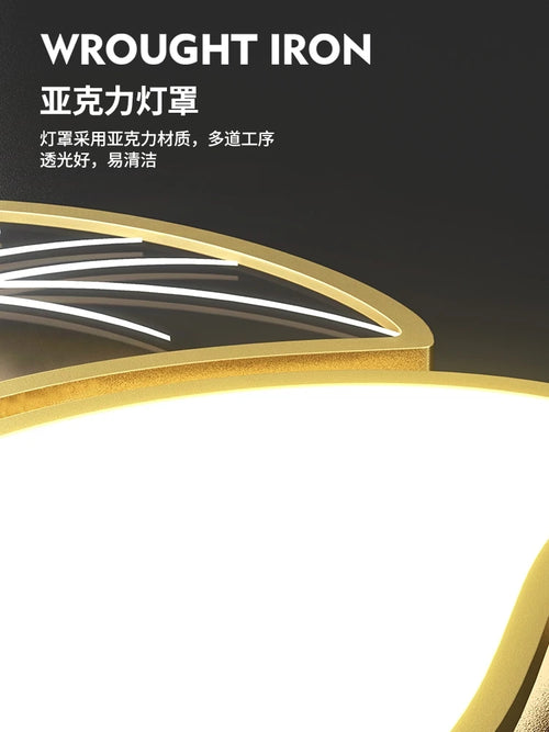 plafonnier led minimaliste moderne créatif romantique chaud