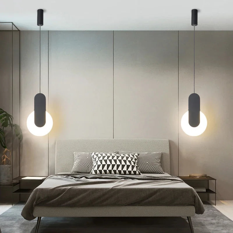 lampe de chevet nordique moderne design élégant pour intérieur décoratif - vue 4 sur 12