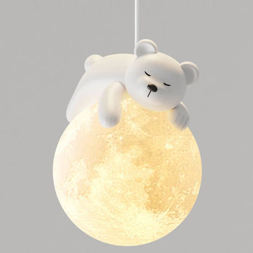 lustre ours/lapin décoratif salon/salle manger - vue 2 sur 11