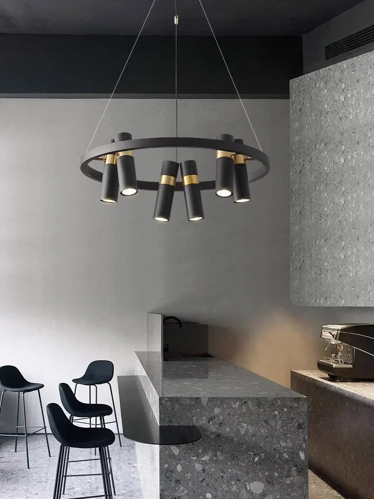 Kitchen Island Hanging Spotlight Living Room Pendant Lamp Ceiling Chandelier Suspension - vue 5 sur 9