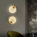 applique murale led en laiton style art déco pour intérieur moderne