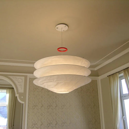 Nordique Wabi Sabi vent Led plafond lustre salon salle à manger Bar décor à la maison suspension lampe chambre Loft luminaire suspendu - vue 3 sur 8