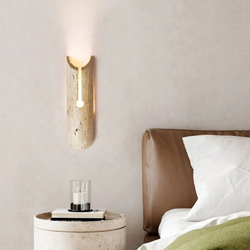 Applique moderne simple pierre design atmosphère maison couloir frais chambre lumières décoratives - vue 2 sur 6