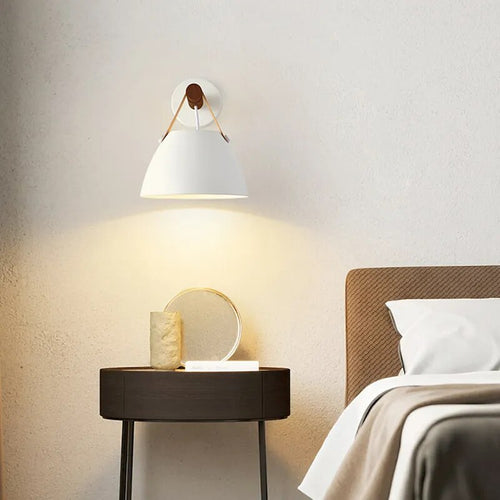 Applique murale en bois Led de style Nordique - vue 2 sur 8