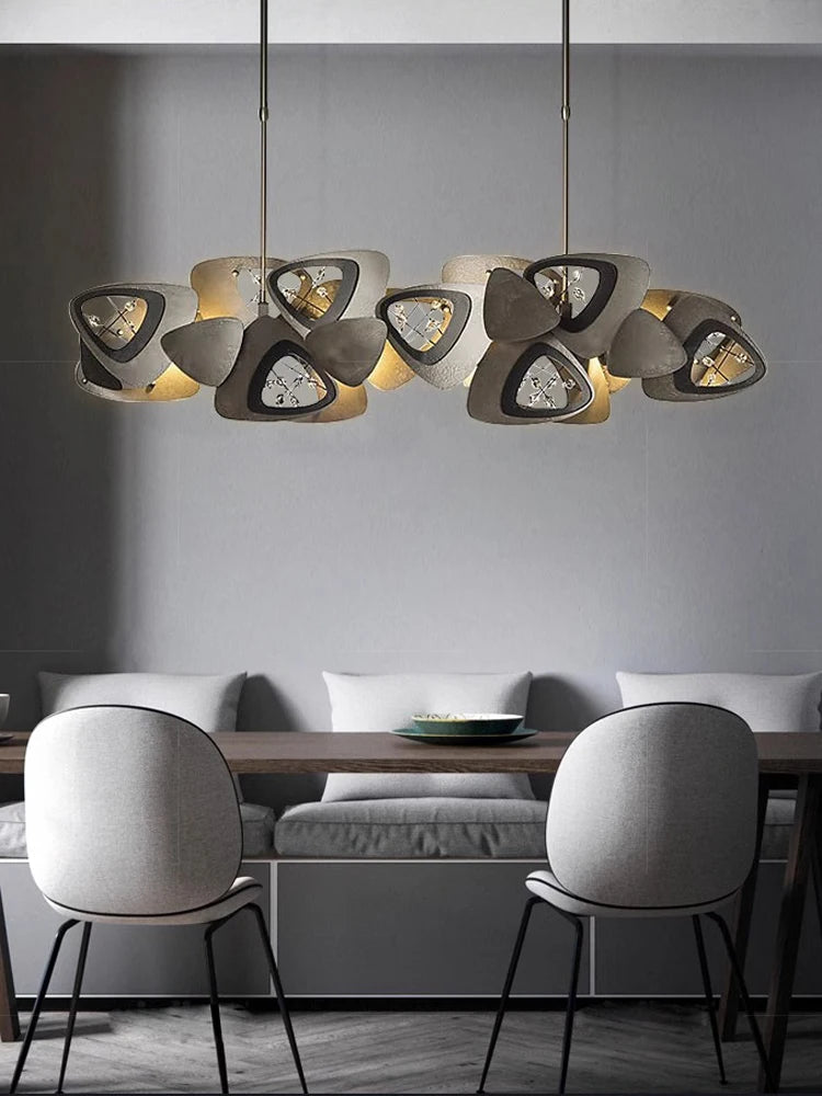 lustre en cristal design tendance éclairage moderne à led - vue 7 sur 12
