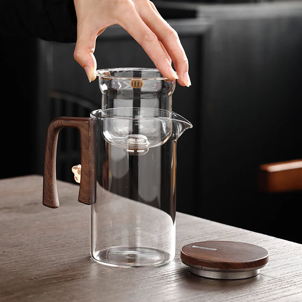 Théière en verre avec infuseur filtre magnétique 520ml - vue 5 sur 6
