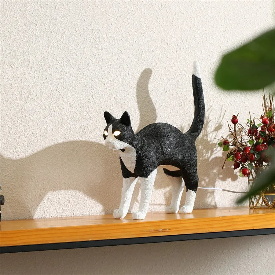lampe de bureau esthétique en résine pour animaux décorative - vue 3 sur 9