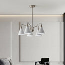 Medieval style retro iron chandelier for minimalist interior décor
