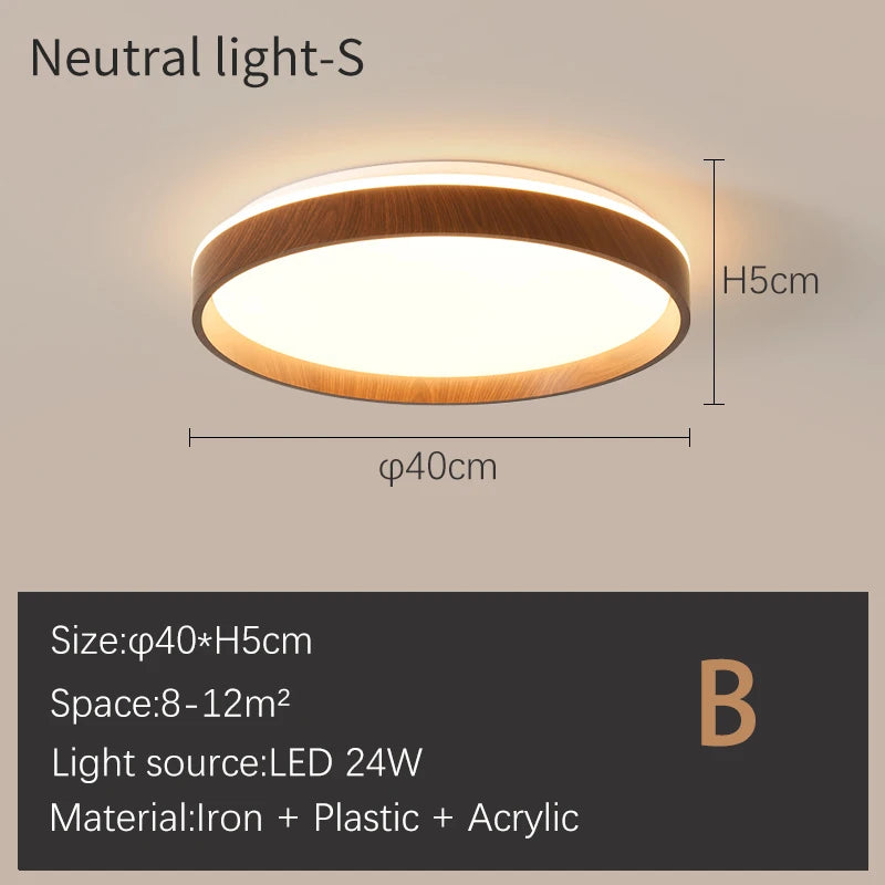 plafonnier moderne led à intensité variable - vue 11 sur 17