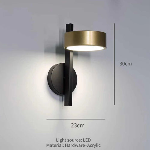 Nordic Creative Bedroom, Bedside Lamp Wall Lamp Personalized and Simple Hallway Entrance Wall Lamp Modern and Simple Living Room