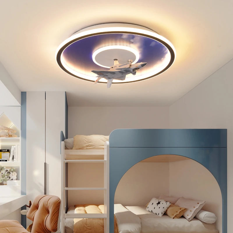 plafonnier moderne pour chambre d'enfants et décoration intérieure - vue 6 sur 8