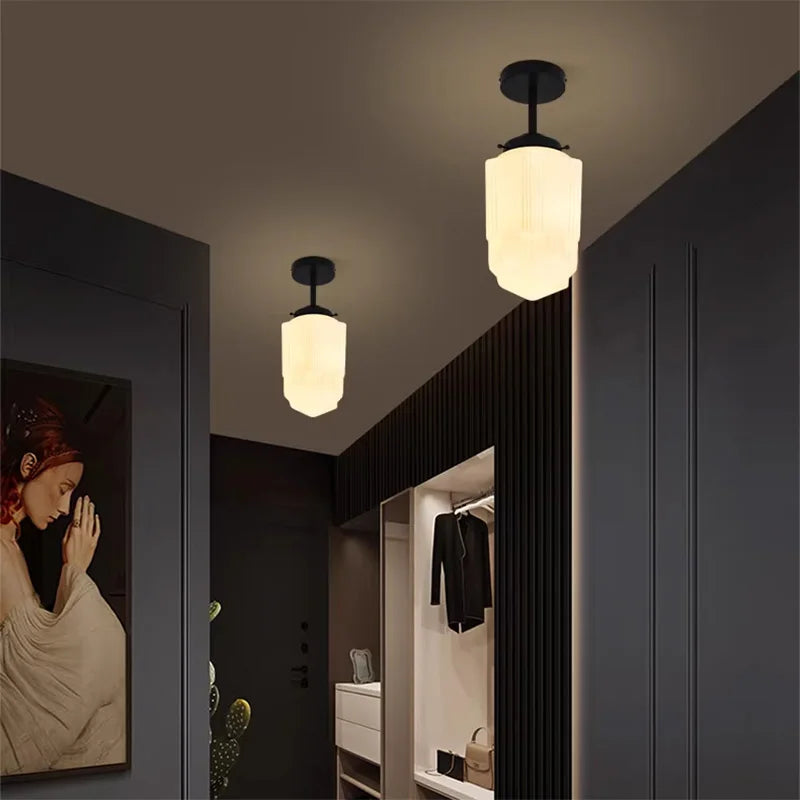 Suspension en verre LED rétro - vue 4 sur 26