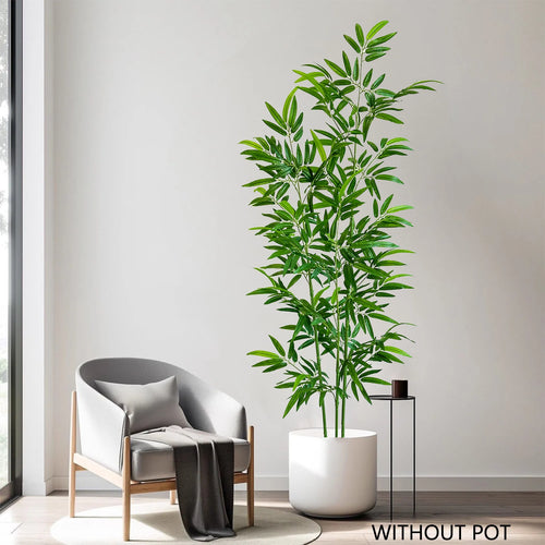 lot de 3 branches de bambou artificielles pour décoration intérieure festive