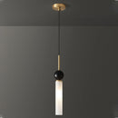 Italian minimalist all copper bedroom bedside chandelier, luxurious marble master bedroom, minimalist living room, background wa