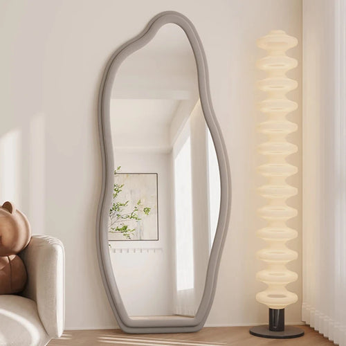 miroirs décoratifs muraux ondulés style nordique esthétique - vue 6 sur 17