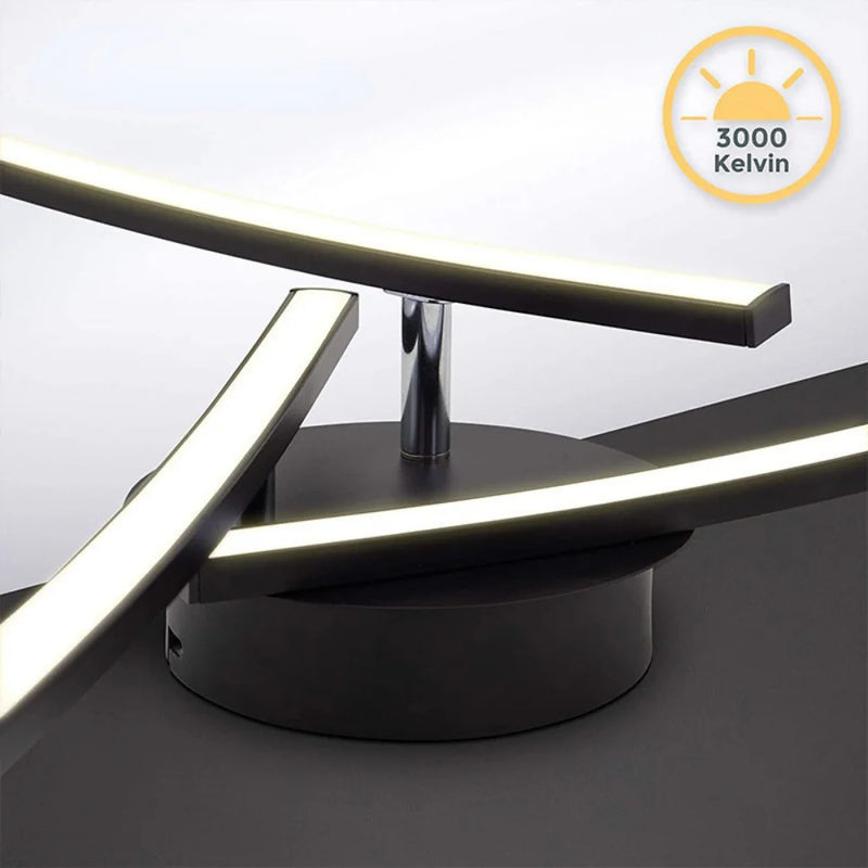 lustre moderne et créatif incurvé