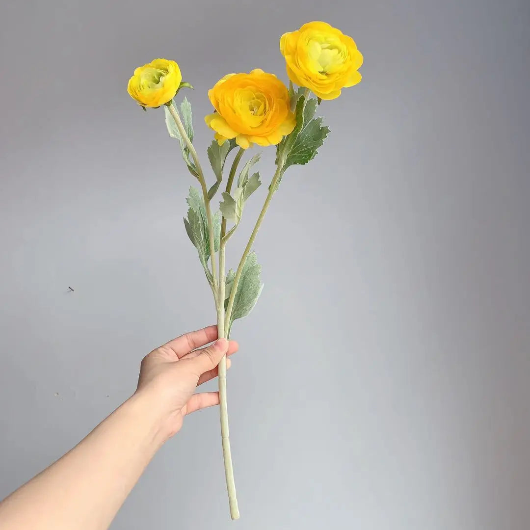 bouquet de fleurs artificielles en soie pour décoration et accessoires photo - vue 9 sur 12
