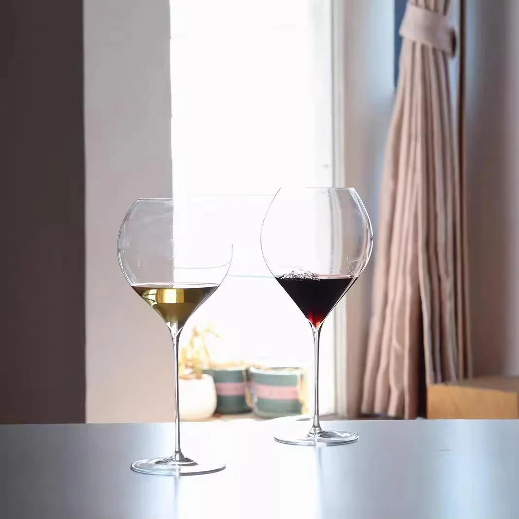 Verres vin cristal ultra fins 500ml élégants bar - vue 4 sur 7