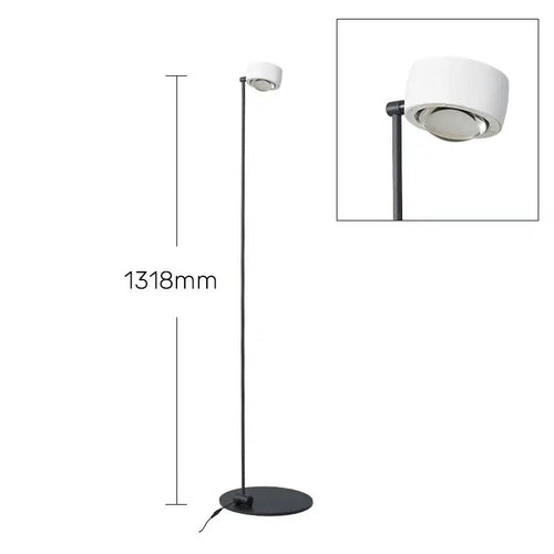 Minimalist floor lamp with adjustable brightness for modern decor - vue 9 sur 13