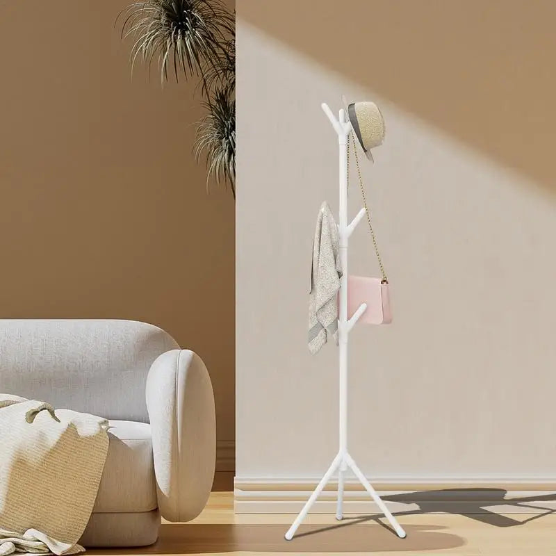 porte-manteaux en forme d'arbre support de rangement autonome pour vêtements - vue 2 sur 7