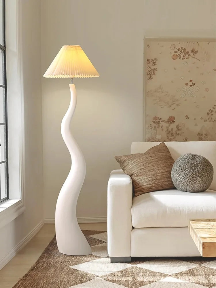 lampadaire design en résine LED pour ambiance moderne - vue 8 sur 8