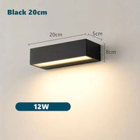 applique murale led imperméable d'extérieur pour jardin et garage