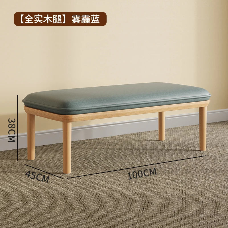 tabouret en velours moderne nordique pouf unique et peu encombrant
