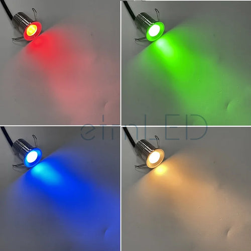 Waterproof multicolour LED spotlight for sauna and bathroom - vue 3 sur 6