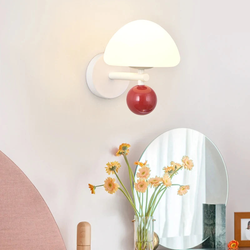 Applique murale nordiques en forme de champignon LED G9 - vue 3 sur 11