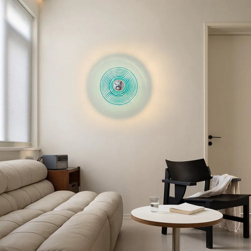 applique murale en verre ondulé pour allée entrée escalier